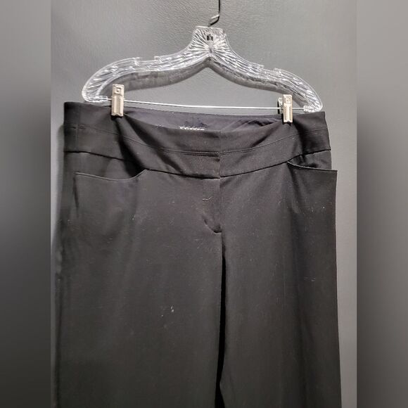 Express Black Trousers with Structured Fabric and Full Length - Picture 7 of 9